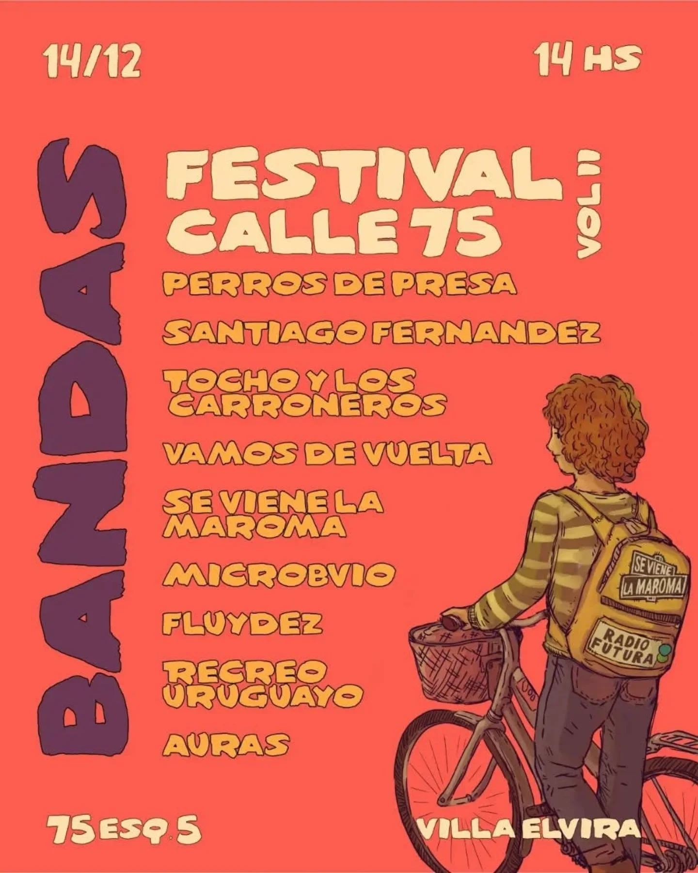 Se Viene La Maroma y Radio Futura de Festejo: El sábado 14 se vuelve a realizar la gran fiesta