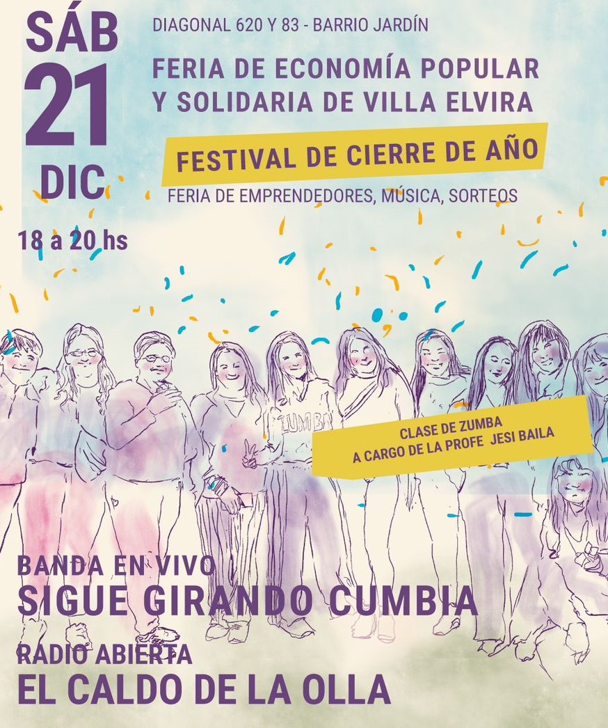 Cierre de año de la Feria de Barrio Jardín