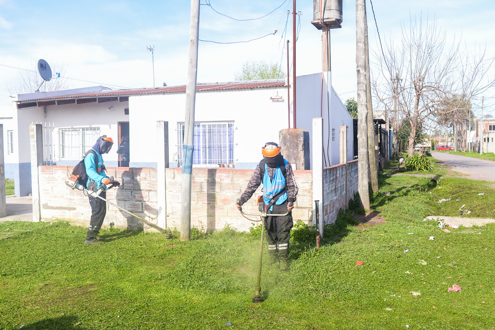 La Municipalidad afirma haber desplegado un "importante operativo de limpieza y puesta en valor en Villa Elvira"