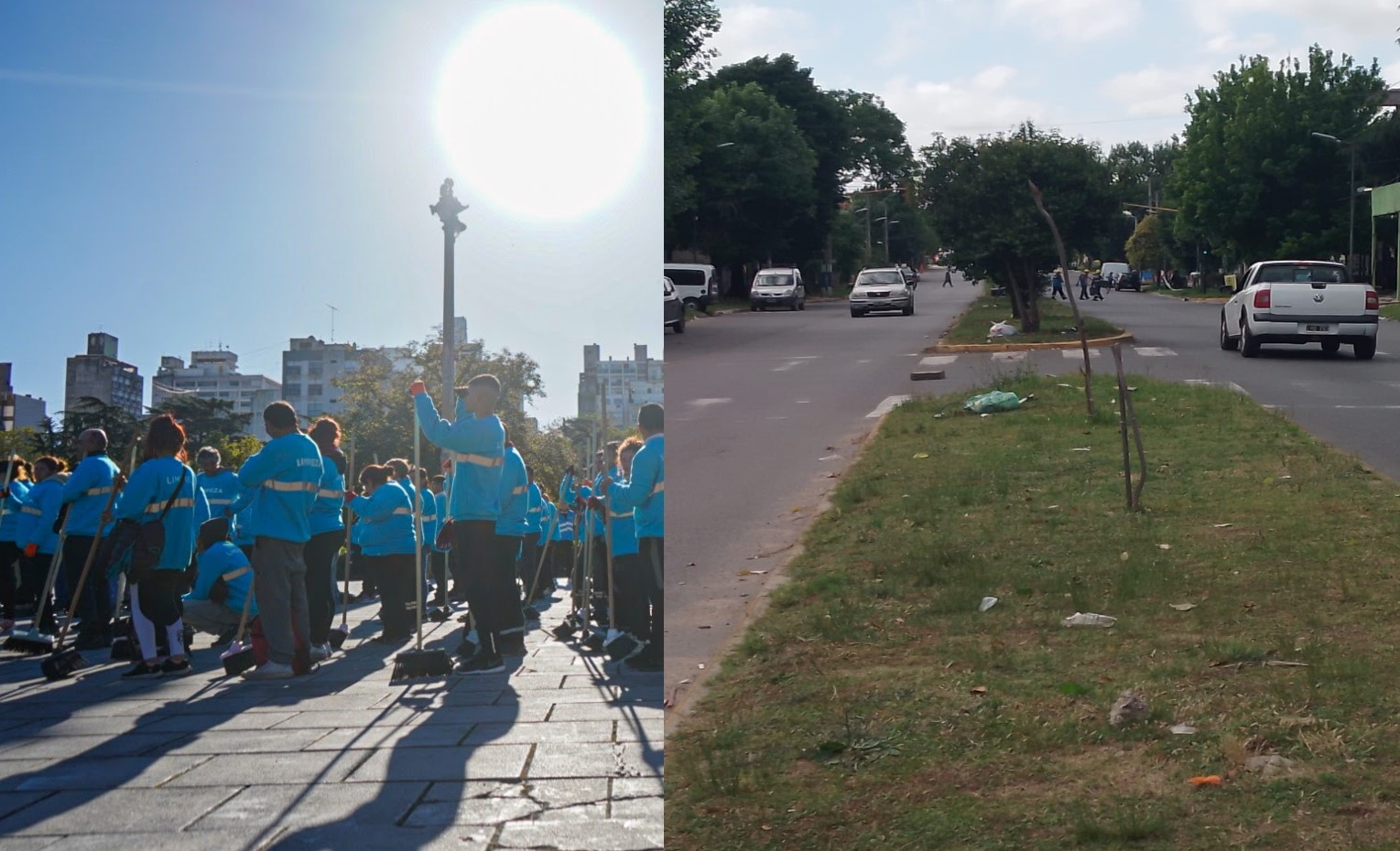 La avenida 1 de 72 a 80 es una mugre y los vecinos se pregunta qué pasó con los barrenderos