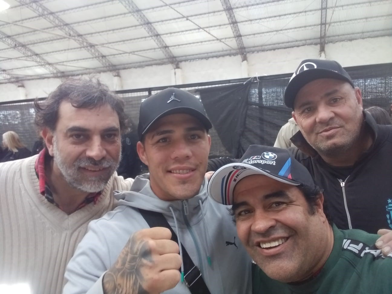 Brian Castaño participó de un evento boxístico en la cárcel de Olmos