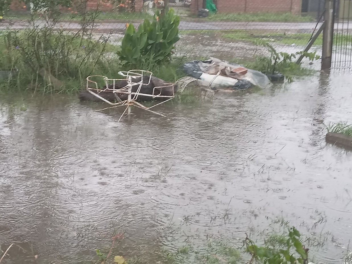 Villa Elvira fue una de las localidades en donde más llovió: Dan buen tiempo hasta el finde