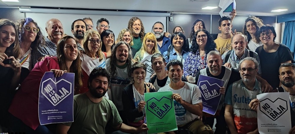 Dirigentes de Unión por Todos se manifestaron en contra del encierro a menores que delinquen