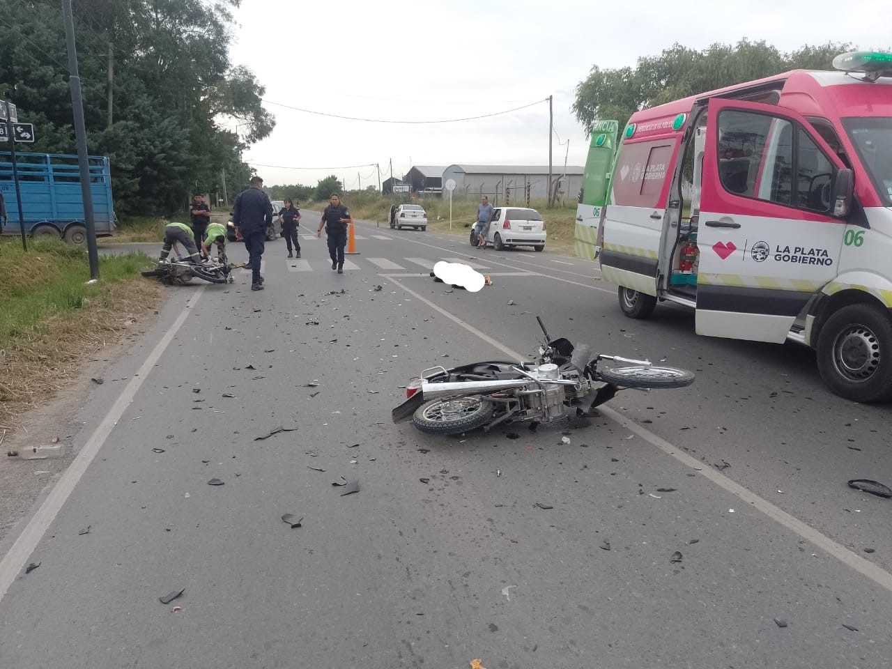 Accidente fatal en 7 y 618