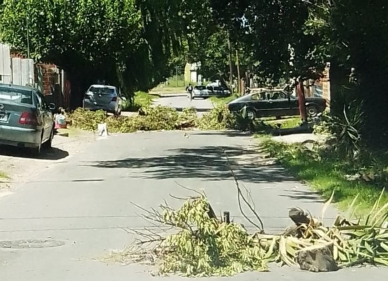 13 entre 88 y 89 cuando los vecinos cortaron la calle