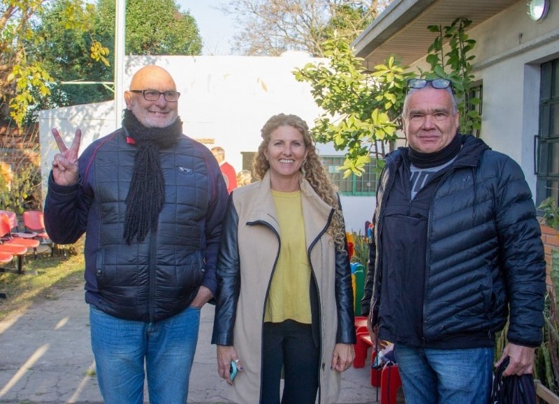 Ricardo Herrera, Mercedes Lagioiosa y Lucho Toledo