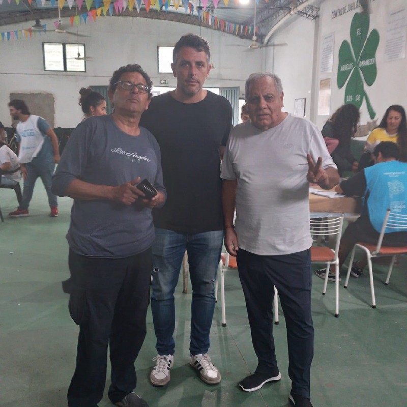 Ricardo Medina, Juan Aceto y Dardo Brizuela