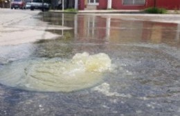 Pedido de vecinos de Tolosa por pozos llenos de agua servida