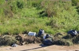 Quejas por la basura que se arroja en la zona de la rotonda de 13 y 90