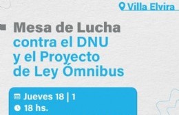 Unión por La Patria convoca a una mesa de debate en contra del DNU y la Ley Omnibus