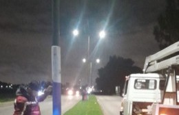 Avenida 13: Debieron enterrar los cables para encender las luminarias