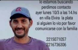 Buscan desde el lunes a un joven que vino de Córdoba y la familia no tiene noticias