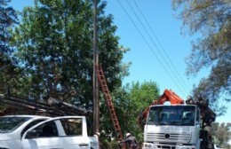 Baja tensión en un barrio de Villa Elvira