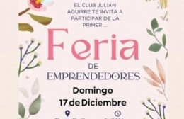 17 de Diciembre Feria de Emprendedores en Julián Aguirre