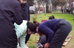 Con una compostera colectiva y puntos de reciclaje, crearon una plaza ecológica en Villa Elvira