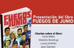 Presentan el libro "Fuegos de Junio" en el Palacio López Merino