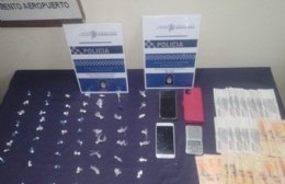 Drogas y tres detenciones entre Barrio Frisón y Aeropuerto