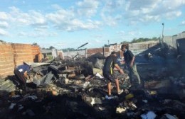 Fuego arrasó una Copa de Leche