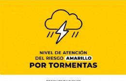 La Municipalidad estableció el nivel de alerta 'Amarillo' por tormentas