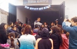 Renacer en Villa Elvira tuvo la visita de un importante funcionario para el festejo con los pibes y pibas del barrio