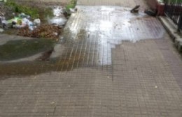 Se robaron los caños de agua en una Escuela de Villa Elvira