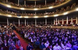 Kicilof, Alak y Alfonsín en el lanzamiento del Instituto de Capacitación Política