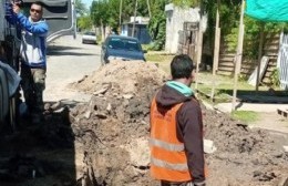 Reemplazaron los caños de 98 entre 124 y 125 para que no se acumule el agua