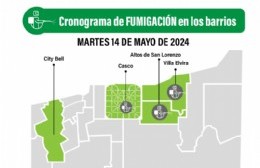 Nuevas tareas de fumigación y prevención del dengue en barrios platenses