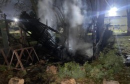 Paseo del Bosque: Se incendió un depósito de la UNLP