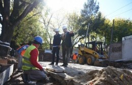 Avanza la obra hidráulica en el Barrio Cementerio