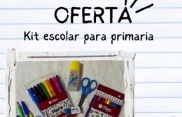 Ofrecen kits escolares completos a muy bajo costo