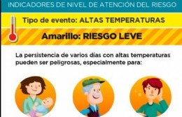 Establecen el Nivel de Atención del Riesgo 'Amarillo'