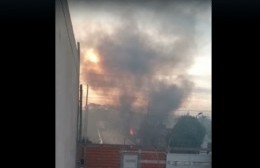 Incendio a pocas cuadras de la Delegación