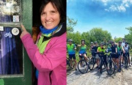 Ciclismo solidario: Un grupo de deportistas combinan el deporte y la ayuda