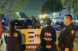 Operativo policial en 603 y 116 bis