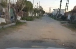 99 y 123: Mandaron un video que muestra la calle destruída