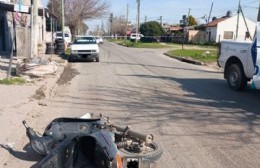 Berisso: Choque entre un auto y una moto alertó a los vecinos de 30 y 166