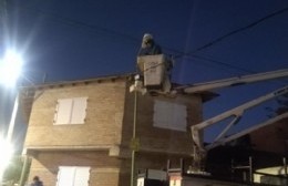 Nuevas luminarias en el barrio de Salud