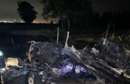 Se cayó una avioneta en el límite entre Villa Elvira y Berisso