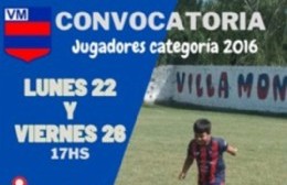 Soy Montoro convoca jugadores 2016