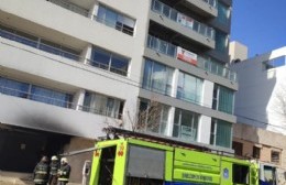 Fuego en un edificio de 38 entre 5 y 6