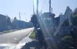 Arreglaron un caño clave para que vuelvan a tener agua los vecinos