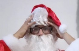 Papá Noel suelto por Barrio Monasterio