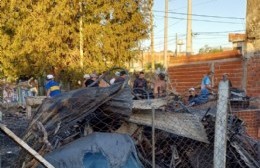 El fuego consumió tres casas en Altos de San Lorenzo